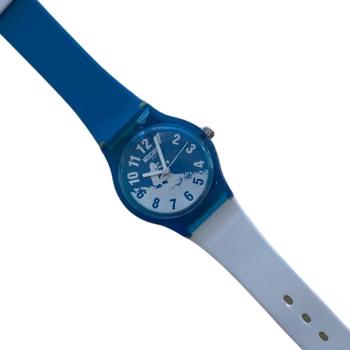 Moschino Teen ur i blå og hvid