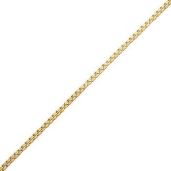 8 kt Venezia Guld halskæde 0,9 og 45 cm lang (bredde 0,9 mm)