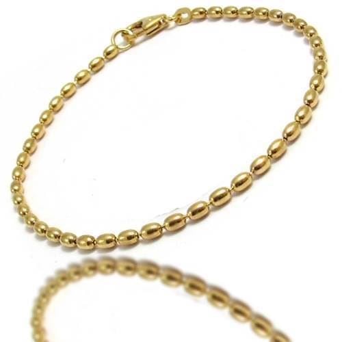 Oliven halskæde i 14 karat guld, bredde 2,3 mm og længde 45 cm