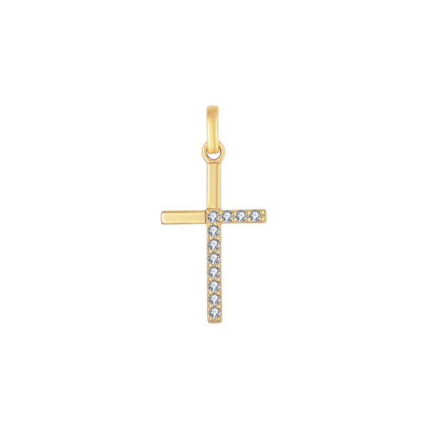 8 karat Guld kors vedhæng fra Støvring Design