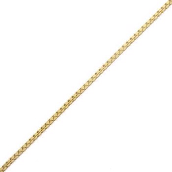 8 kt Venezia Guld halskæde 0,9 og 45 cm lang (bredde 0,9 mm)