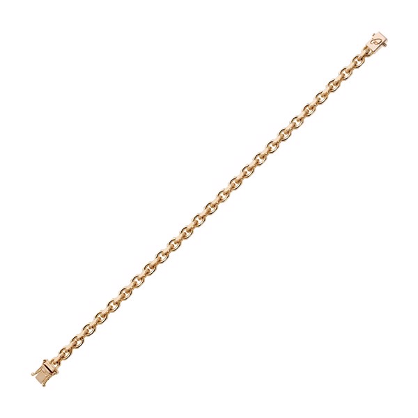 Anker facet halskæde i 18 karat guld - 2,0 mm bred, 45 cm lang | Svedbom