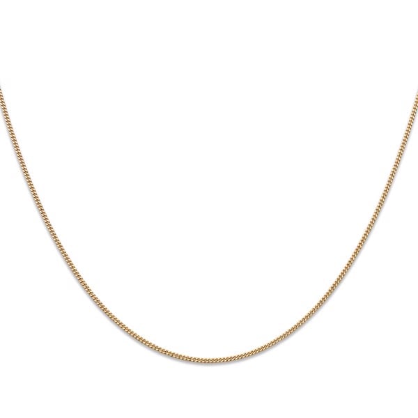 Panser halskæde i 18 karat guld - 2,8 mm bred, 50 cm lang | Svedbom