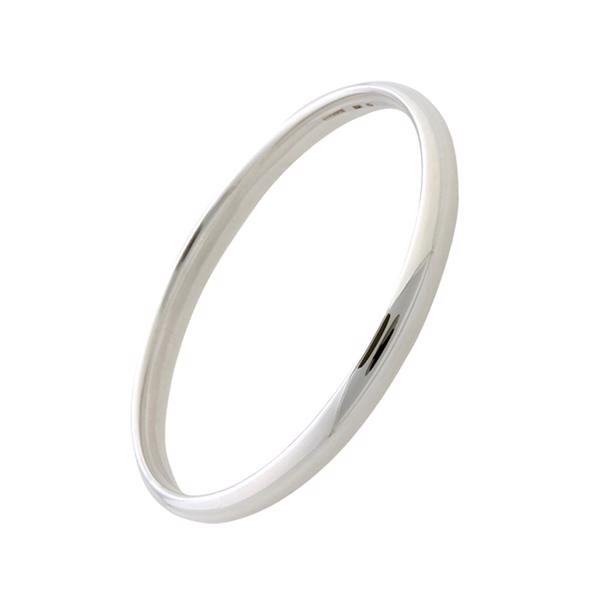 Randers Sølv\'s Elegant håndlavet armbånd i massiv sølv - 6,5 mm