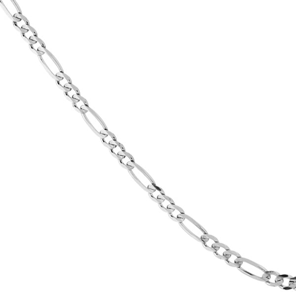 Figaro Sterling sølv armbånd, bredde 9,20 mm / tråd 2,55 m - længde 18½ cm