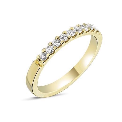  Nuran garder alliance ring i 14 karat guld med 0,01 - 0,35 ct diamanter