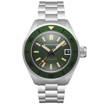 Piccard Rustfri stål med grøn krans Automatic Herre ur fra Spinnaker, SP-5098-11
