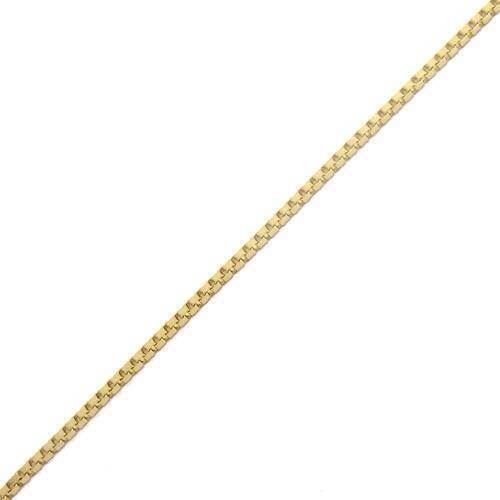 8 kt Venezia Guld halskæde, 1,0 (bredde 0,9 mm) - 45 cm